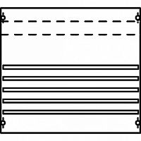 Панель с системой шин 250А 2ряда/3рейки |  код. 2 V 002A |  ABB